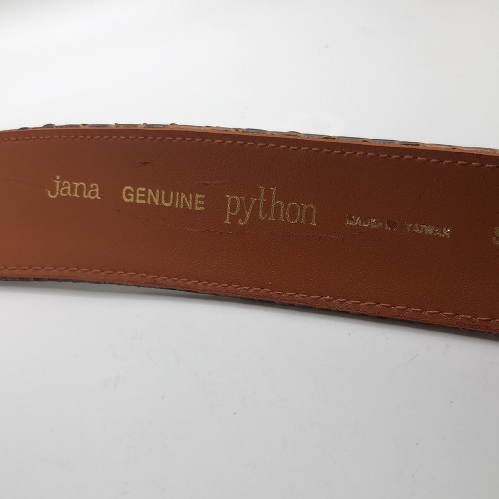 Vtg Jana Python Belt Size Small Bohemian - image 6